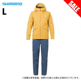 (7)【目玉商品】 シマノ RA-005V (L／ドライマンゴー) ベーシック フィッシングレインスーツ (フィッシングウェア／2022年春夏モデル) /1s6a1l7e-wear / s-w-23