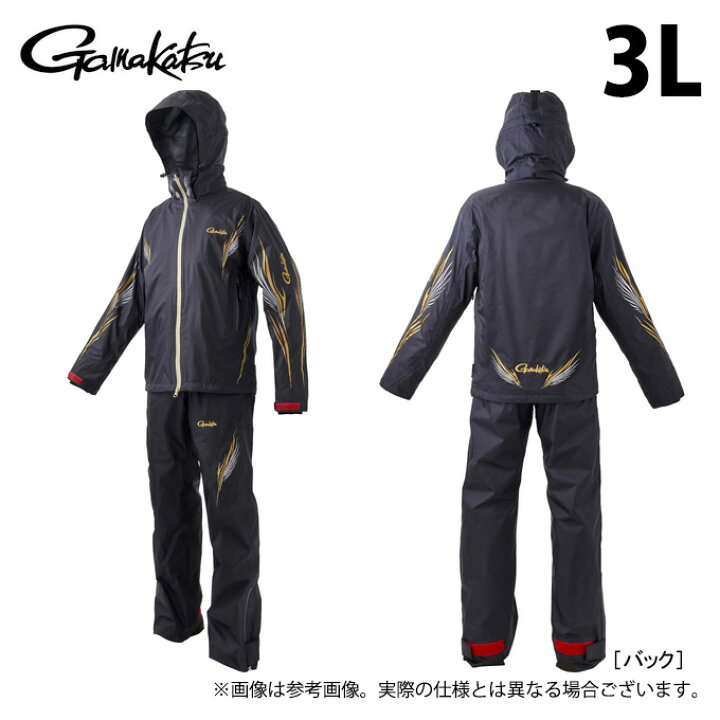 楽天市場】(c)【取り寄せ商品】 がまかつ GM3718 (3L／ブラック  