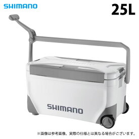 (7)シマノ スペーザ ライト 25L キャスター (NS-E25Y) グレー (クーラーボックス) /25リットル /s-c_box 【Σ04】