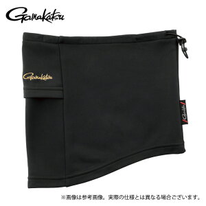 (c)【取り寄せ商品】 がまかつ GM3767 (ブラック/F) ブリーザブルネックウォーマー (フィッシングウェア/2024年秋冬モデル) /がま磯 /24AW 【Σ01】
