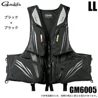 (5)がまかつ GM6005 アルテマシールドプロ フローティングベスト (ブラック×ブラック LL) ライフジャケ…