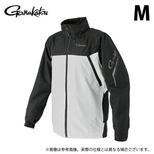 (c)【取り寄せ商品】 がまかつ GM3792 (ブラック×ホワイト/M) ウィンドブレーカー (フィッシングウェア/2025年秋冬モデル) /25AW 【Σ01】
