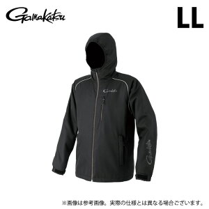 (c)【取り寄せ商品】 がまかつ GM3796 (ブラック×ブラック/LL) コアサーモフーディ (フィッシングウェア/2025年秋冬モデル) /25AW 【Σ01】