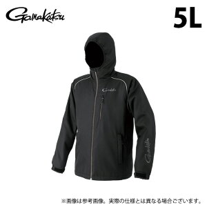 (c)【取り寄せ商品】 がまかつ GM3796 (ブラック×ブラック/5L) コアサーモフーディ (フィッシングウェア/2025年秋冬モデル) /25AW 【Σ01】