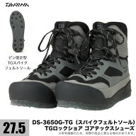 (5)ダイワ DS-3650G-TG フェルトスパイクソール (27.5cm) TGロックショア ゴアテックスシューズ (フェル…