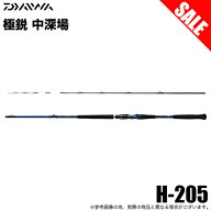 (7)【目玉商品】 ダイワ 22 極鋭 中深場 H-205 (船竿) 2022年モデル/ 中深海/オニカサゴ/ムツ/根魚 /1s6a…