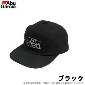 (c)【取り寄せ商品】 アブガルシア フロッキープリントシームキャップ (カラー：ブラック) (帽子・キャップ/2021年モデル)