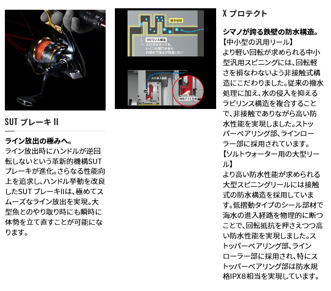 楽天市場】(5)シマノ 21 BB-X テクニウム C3000DXG S L (左ハンドル 
