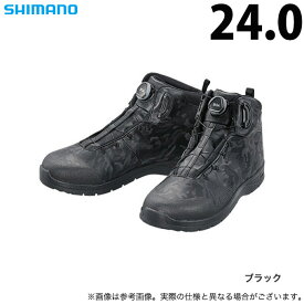 (c)【取り寄せ商品】 シマノ FH-036T (ブラック) (サイズ：24.0) ボートフィットシューズ HW (靴・シューズ)　(22_S)