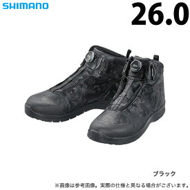 (c)【取り寄せ商品】 シマノ FH-036T (ブラック) (サイズ：26.0) ボートフィットシューズ HW (靴・シューズ)　(22_S)