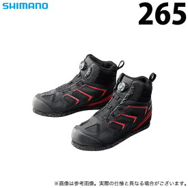 (c)【取り寄せ商品】 シマノ FS-085P (サイズ：265) ドライシールド ハイカットシューズ (3Dカットピンフェルト) (ブラック) (靴・シューズ)　(22_S)