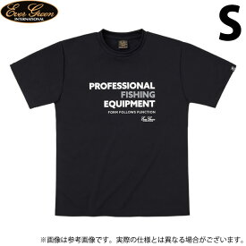 (c)【メール便配送可】【取り寄せ商品】 エバーグリーン E.G.ドライTシャツ Gタイプ (ブラック) (Sサイズ) (フィッシングウェア)