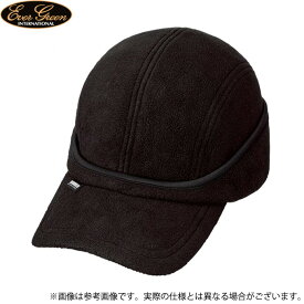 (c)【取り寄せ商品】 エバーグリーン E.G.フリースキャップ (ブラック) (フリーサイズ) (帽子・キャップ／2021年モデル)