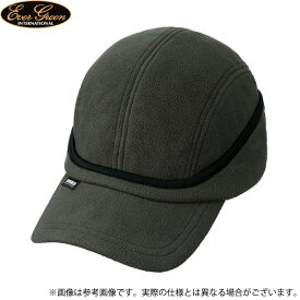 (c)【取り寄せ商品】 エバーグリーン E.G.フリースキャップ (チャコール) (フリーサイズ) (帽子・キャップ／2021年モデル)