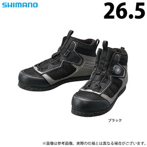 (c)【取り寄せ商品】 シマノ FS-041Q (26.5/ブラック) カットラバーピンフェルトフィットシューズ LT (靴・シューズ) (22_S) 【Σ02】