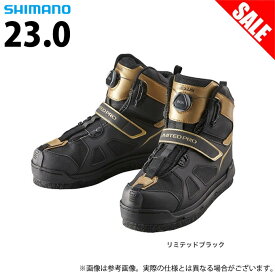 (7)【目玉商品】 シマノ FS-175U (23／リミテッドブラック) リミテッドプロ ゴアテックス ボアシューズ (靴・シューズ)　(22_S)