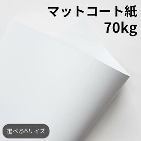 マットコート紙 70kg(≒0.08mm) |高白色 塗工紙 シルバーダイヤS 写真集 ポスター カレンダー カタログ コピー用紙 A3 A4 B4 B5