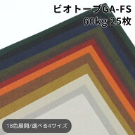 ビオトープGA-FS 60kg(≒0.12mm) 25枚|全18色|A3・A4・B4・B5 全4サイズ対応|柔らかい風合 クラフトパル…