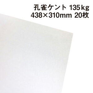 孔雀ケント 135kg A3ワイド 20枚|画用紙 ケント紙 画材