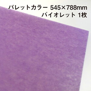 ラッピング用包装紙 パレットカラー バイオレット(A15) 1枚 545×788mm |ふわふわ エアリー 極薄 母の日 父の日