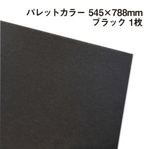 ラッピング用包装紙 パレットカラー ブラック(B08) 1枚 545×788mm |ふわふわ エアリー 極薄 母の日 父の日