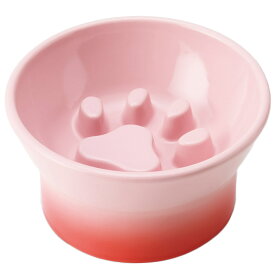 TAMAKI アペティ 肉球型 早食い防止プレート ホワイト ピンク おしゃれ シンプル 食器 お皿 おしゃれ かわいい 可愛い 愛犬 ペット 動物 餌 ギフト プレゼント