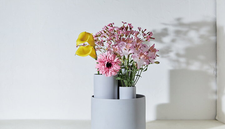 楽天市場】【4サイズセット】陶器の花瓶 TAMAKI フラワーベース AYA 