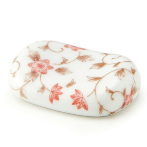 箸置き 小判 染桜 錦唐草 赤 はしおき かわいい モダン シンプル 北欧 韓国 台湾 おしゃれ ギフト プレゼント 和食器 日本製 美濃焼 母の日 新生活 ギフト プレゼント