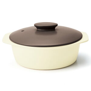 目止め不要 直火土鍋 6.5号 1〜2人用 テラ TAMAKI|ブラウン ネイビー|軽い 軽量 サーマテック|おしゃれ かわいい シンプル|ご飯 炊飯 土鍋ご飯|北欧・韓国・台湾風|火鍋 陶器 お鍋 クレ