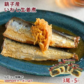 【送料無料】銚子産 いわし生姜煮 1~5袋 魚惣菜 ご飯のお供 常温保存 煮魚 煮つけ 食品 惣菜 和食 手軽 時短 おかず 詰め合わせ 仕送り 一人暮らし ギフト プレゼント 長期保存 非常食 保存食 魚 レトルト いわしギフト 母の日 介護食