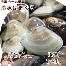 【送料無料】 国産 九十九里 冷凍はまぐり ハマグリ 蛤 1kg〜3kg 標準サイズ 40〜60g 国産 千葉県 お吸い物 お食い初め 海鮮 貝 塩 ラーメン そうめん おつまみ アテ 出汁 海鮮バーベキュー 買い回り送料無料（北海道 沖縄 九州除く）