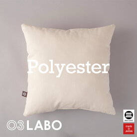 03LABO 本気のクッション KNOPSポリエステル100％ 45×45cm LB-KPCS17021M5 [ クッション 45×45 ヌードクッション 角型 高反発 クッション おしゃれ くっしょん 寝具 日本製 布団 丸三綿業 ]