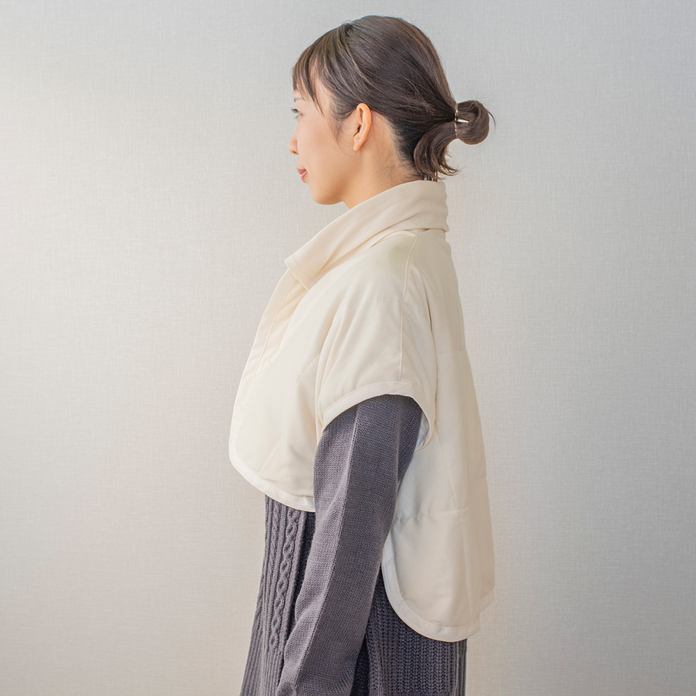 楽天市場】SilkFill シルク肩当て 外せる衿カバー付 約55×68cm キナリ