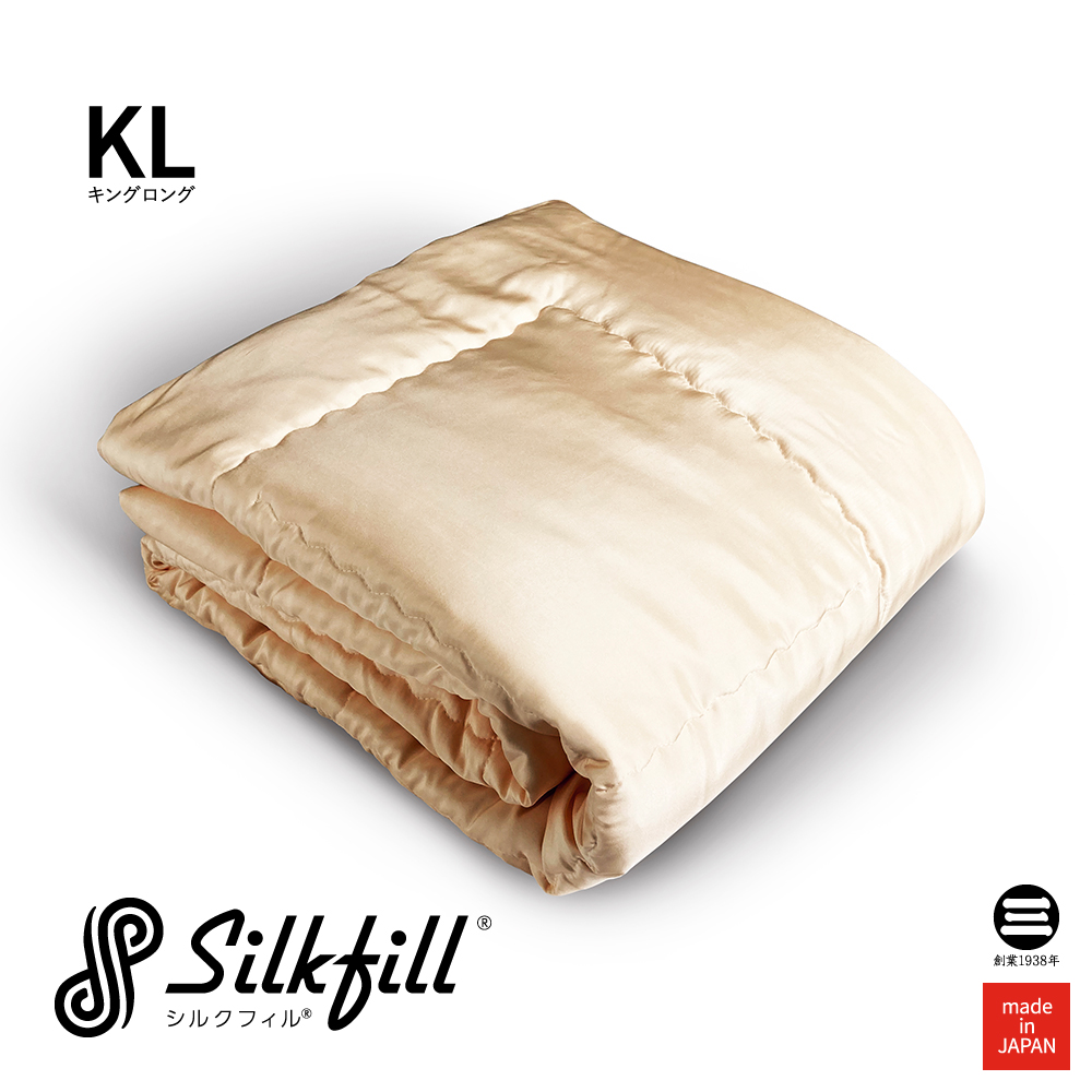 楽天市場】SilkFill シルク薄掛ふとん キングロング 絹100％(富岡 