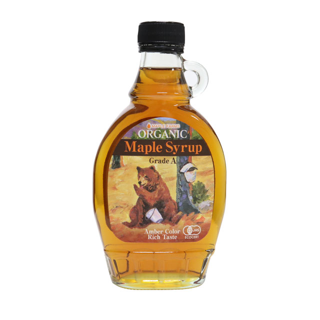 超美品の Organic Maple Syrup 61%OFF CAN グレードA オーガニックメープルシロップ 312g アンバーリッチテイスト