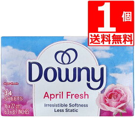 ダウニーシート 柔軟剤シート 34枚×1個 乾燥機用 Downy Sheets エイプリルフレッシュ 乾燥機用ドライシート 静電気対策 【送料無料】