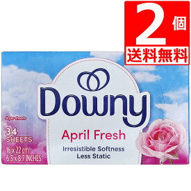 ダウニーシート 柔軟剤シート 34枚×2個 乾燥機 Downy Sheets エイプリルフレッシュ 静電気対策 ダウニーシート 【送料無料】