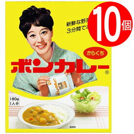 ボンカレー沖縄限定商品 辛口180g×10個 [沖縄限定] 世界初の市販用レトルトカレー！