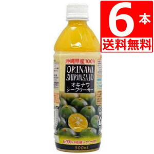 沖縄シークヮーサー100% 500ml×6本 オキハム 優良県産品