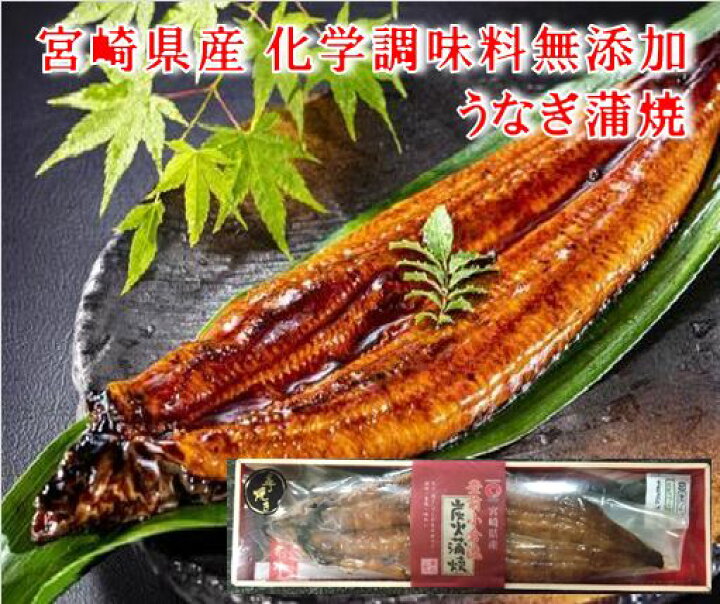 楽天市場】【化学調味料無添加】宮崎県産 職人手焼きの炭焼き鰻蒲焼 有  