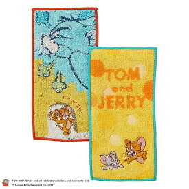 SALE ポケットタオル 2枚組 トムとジェリー チーズチェイス