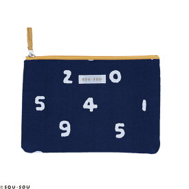 SOU・SOU SO-SU-U フラットポーチS