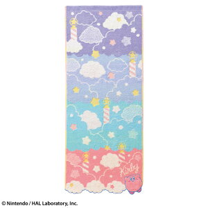 フェイスタオル 星のカービィ ふわふわ空のたび