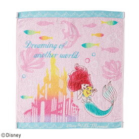 Disney ディズニー プリンセス リトルマーメイド アリエル 女の子 かわいい キャラクター 刺繍 ウォッシュタオル
