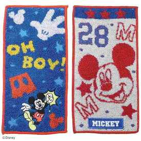 Disney ポケットタオル 2枚組 ミッキー マジカルカラー