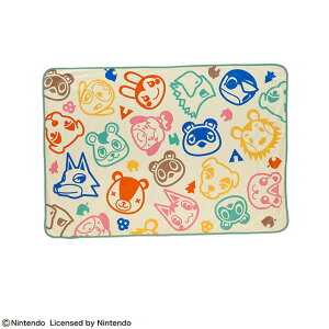 任天堂 あつまれどうぶつの森 アニマルブルー ひざ掛け