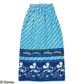 Disney 100cm丈巻きタオル ミッキーマウス デニムスタイル