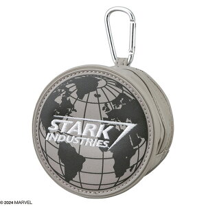 Disney ディズニー MARVEL コンパクトグレー コンパクトポーチ レザー