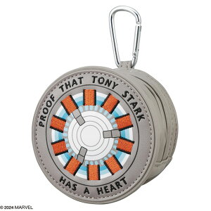 Disney ディズニー MARVEL アイアンハート コンパクトポーチ レザー