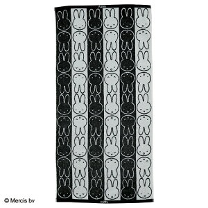 miffy ミッフィー フェイスパターンミッフィー バスタオル